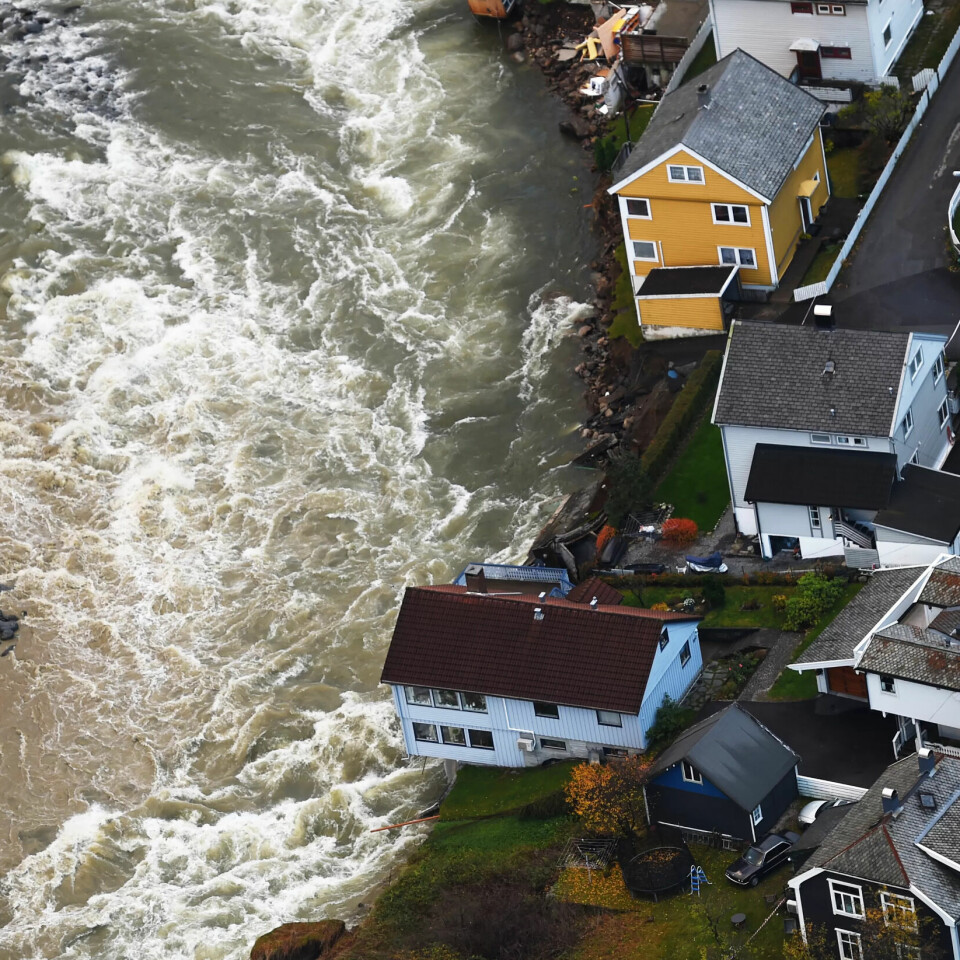 2014-FLOMMEN: Under storflommen for ti år siden ble hus dratt med i vannmassene. 2014-FLOMMEN: Under storflommen for ti år siden ble hus dratt med i vannmassene.