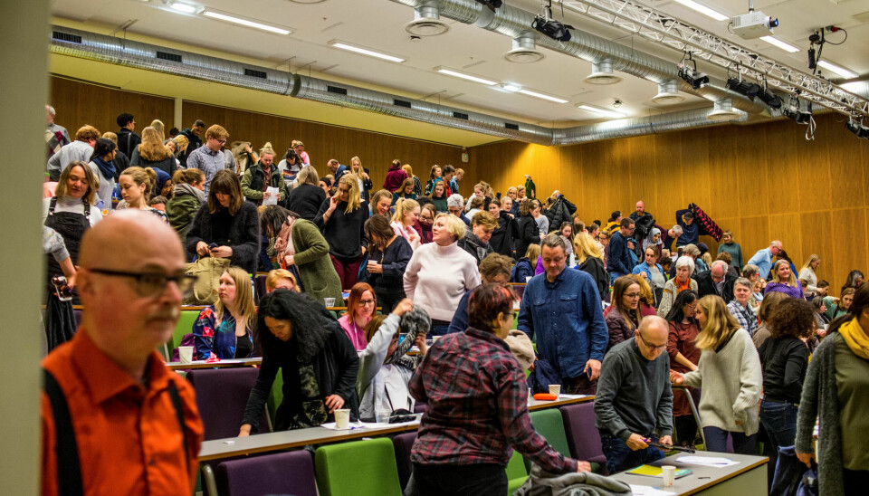 Fullt hus da FO, OsloMet og VID markerte sosialarbeiderdagen. Fullt hus da FO, OsloMet og VID markerte sosialarbeiderdagen.