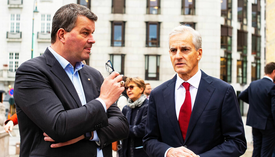 Jonas Gahr Støre og Hans-Christian Gabrielsen Jonas Gahr Støre og Hans-Christian Gabrielsen
