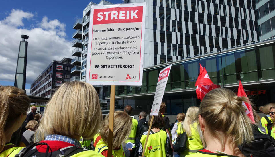Kvifor må me streike for å få pensjon?
