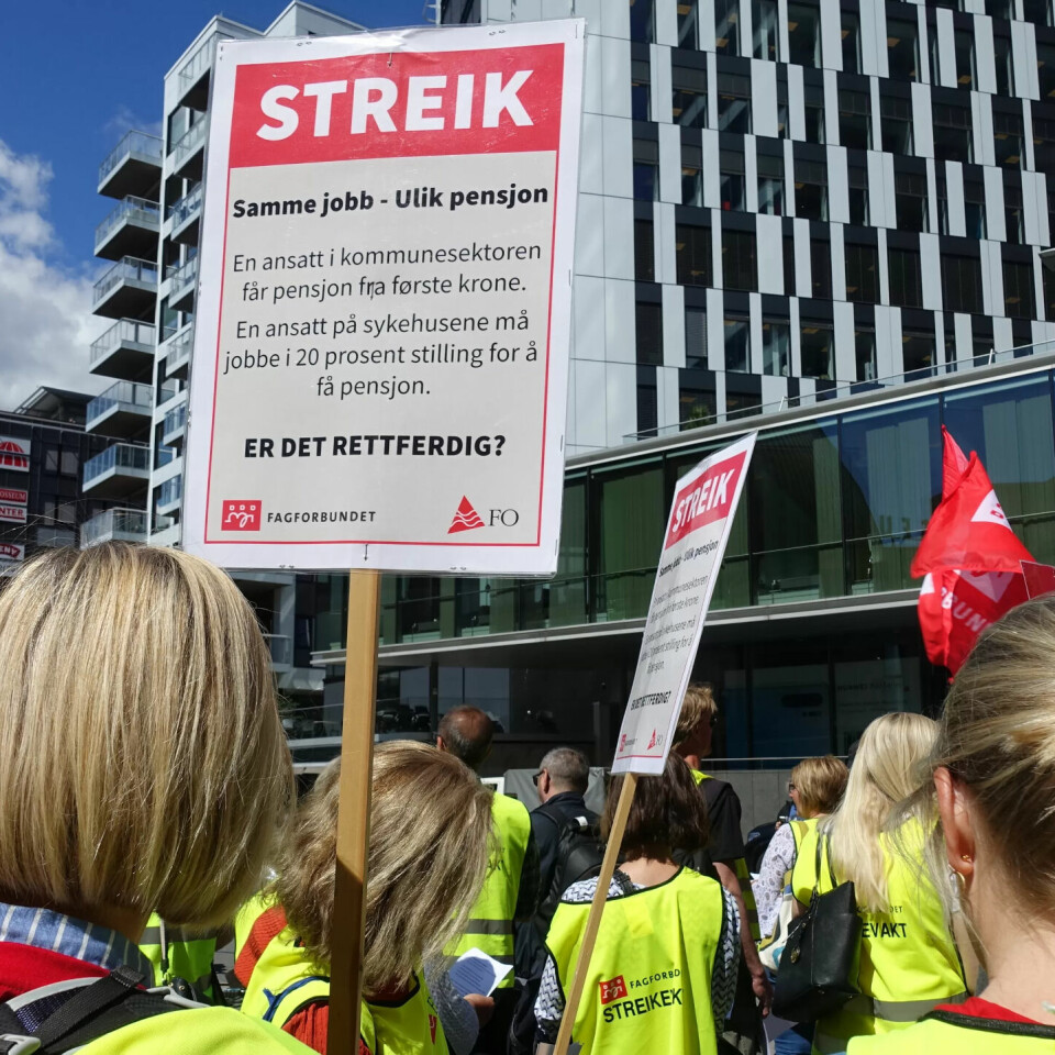 Kvifor må me streike for å få pensjon?