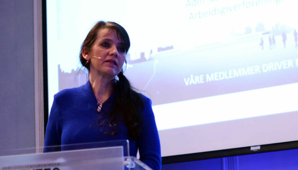 Spekter-leder Anne-Kari Bratten tror mange arbeidsgivere vil bruke flyktningetilstrømmingen til å kreve lovbestemt minstelønn. Spekter-leder Anne-Kari Bratten tror mange arbeidsgivere vil bruke flyktningetilstrømmingen til å kreve lovbestemt minstelønn.