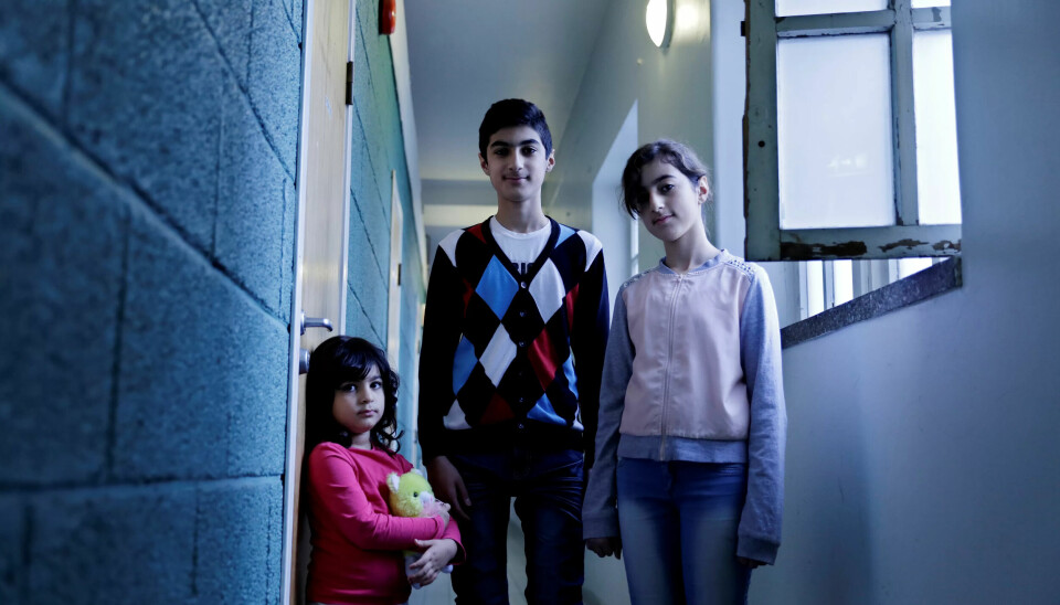OFRE FOR VOKSENKONFLIKT: Lia (3), Ahmed (12) og Sara (10) Muradi er fanget i UDIs papirkamp med foreldrene. OFRE FOR VOKSENKONFLIKT: Lia (3), Ahmed (12) og Sara (10) Muradi er fanget i UDIs papirkamp med foreldrene.