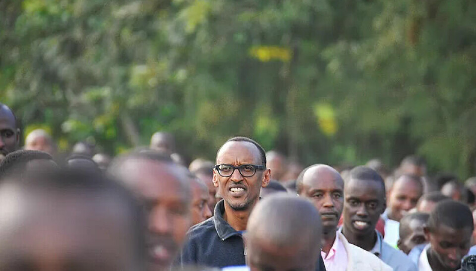 PRESIDENT: Bildet viser Rwandas president Paul Kagame under en 2013- minnemarkering for offrene for folkemordet der opp mot 800.000 mennesker mistet livet. Rwandiske myndigheter mener at det er seks personer i Norge som har deltatt i Folkemordet. PRESIDENT: Bildet viser Rwandas president Paul Kagame under en 2013- minnemarkering for offrene for folkemordet der opp mot 800.000 mennesker mistet livet. Rwandiske myndigheter mener at det er seks personer i Norge som har deltatt i Folkemordet.