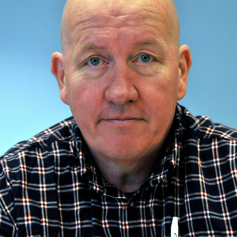 HAR KRAV PÅ LØNN TIDLIGERE: Ole Einar Adamsrød, forbundssekretær i Norsk Transportarbeiderforbund, mener de ansatte har krav på lønn allerede 20. oktober. HAR KRAV PÅ LØNN TIDLIGERE: Ole Einar Adamsrød, forbundssekretær i Norsk Transportarbeiderforbund, mener de ansatte har krav på lønn allerede 20. oktober.