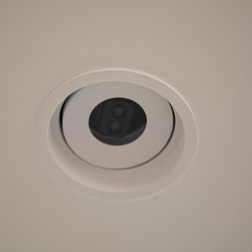 I TAKET: De nye lasersensorene har en diskré utforming I TAKET: De nye lasersensorene har en diskré utforming