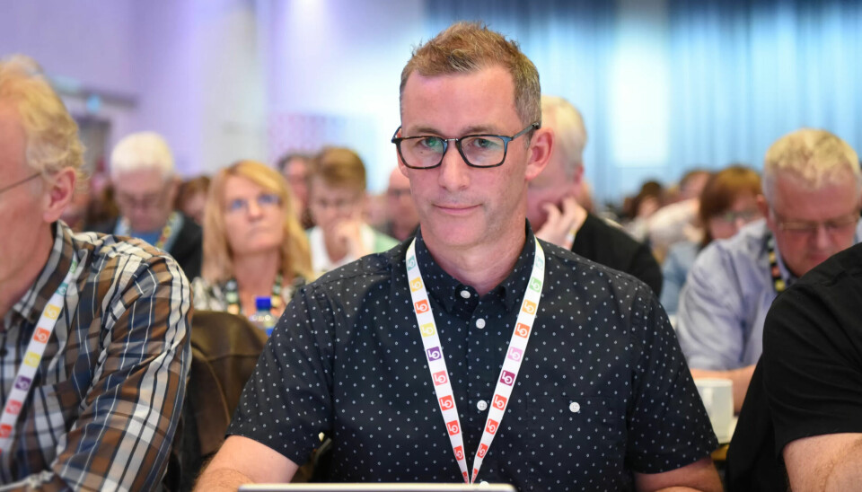 KLIMA: Forbundsleder Christopher Beckham i HK sier å fortsatt hente ut petroleum ikke er forenelig med å nå klimamålene. KLIMA: Forbundsleder Christopher Beckham i HK sier å fortsatt hente ut petroleum ikke er forenelig med å nå klimamålene.