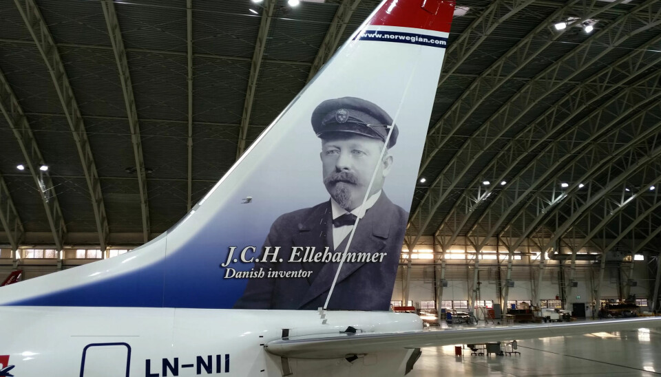 Norwegian flyet LN-NII, oppkalt etter den danske oppfinneren Jacob Ellehammer var i trøbbel under flyvningen fra Krisitansand til Oslo 4. november i år. Norwegian flyet LN-NII, oppkalt etter den danske oppfinneren Jacob Ellehammer var i trøbbel under flyvningen fra Krisitansand til Oslo 4. november i år.