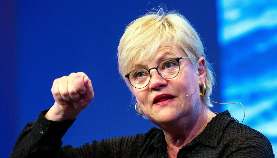 NEI: I 2018 uttalte Kristin Halvorsen som Cicero-direktør at hun sa nei til kjernekraft. NEI: I 2018 uttalte Kristin Halvorsen som Cicero-direktør at hun sa nei til kjernekraft.