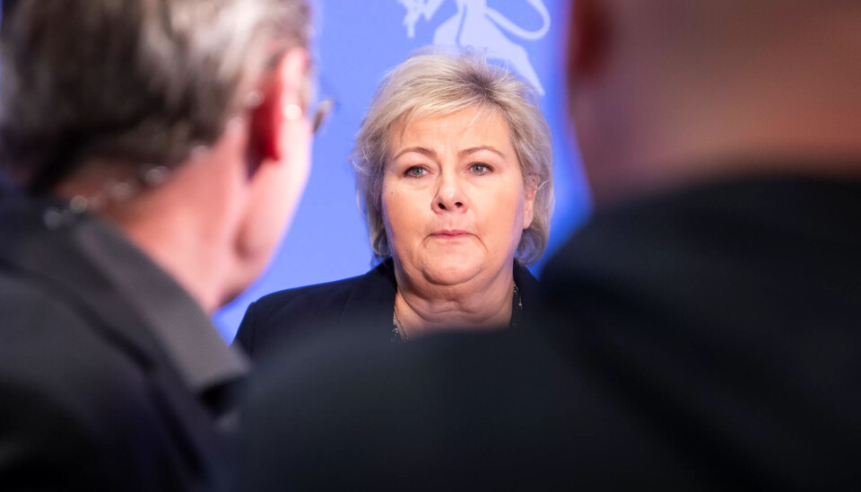 Statsminister Erna Solberg vil utvide permitteringsordningen fra 26 til 52 uker. Statsminister Erna Solberg vil utvide permitteringsordningen fra 26 til 52 uker.