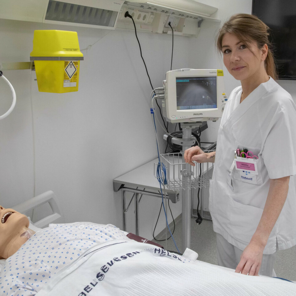 Monica Knapskaug er glad for muligheten trainee-programmet gir til å trene på flere oppgaver Monica Knapskaug er glad for muligheten trainee-programmet gir til å trene på flere oppgaver