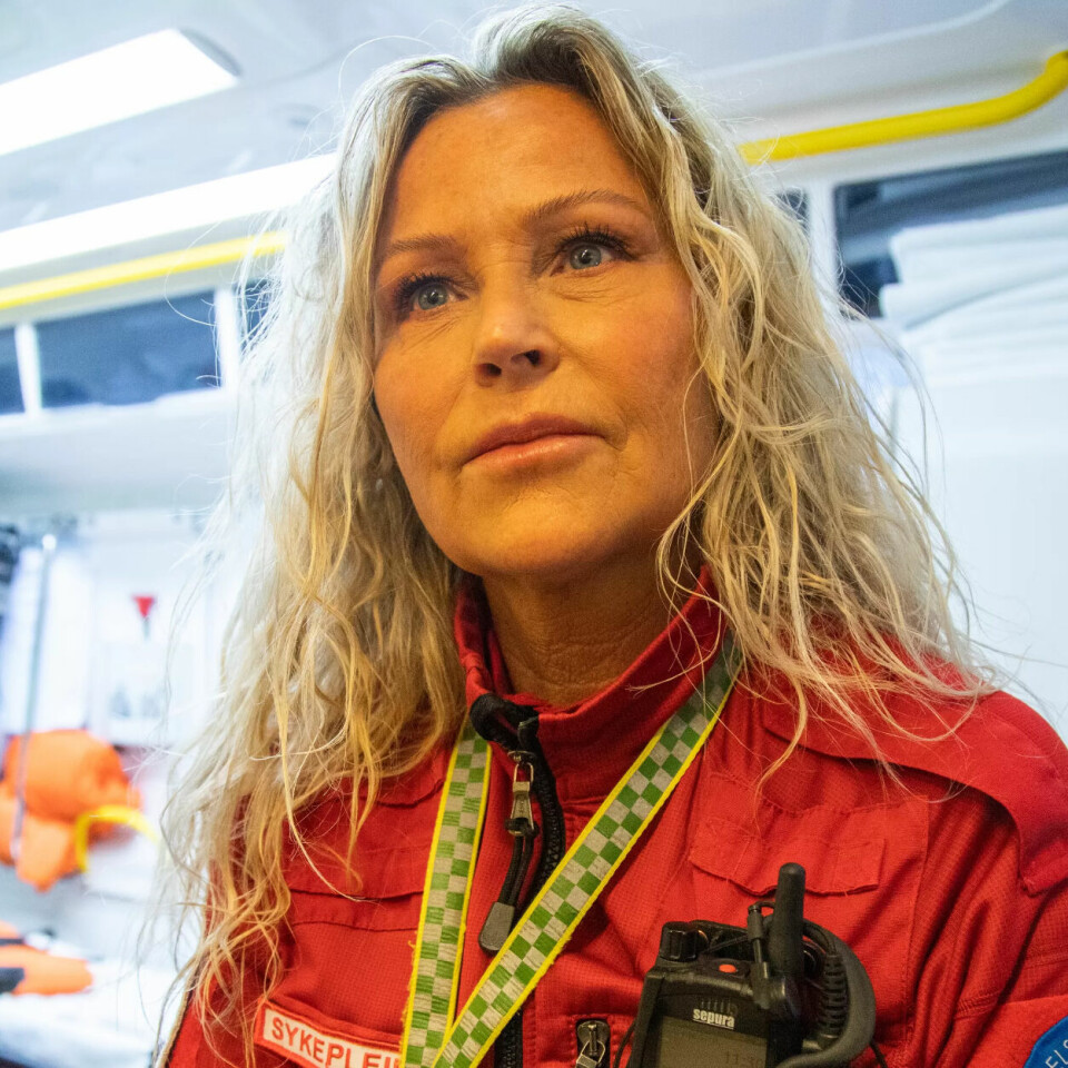 – Når vi leverer pasientene på akuttmottaket har vi gjerne fått dem litt ned og de er roligere, sier Ann Christin Werner Michelsen. – Når vi leverer pasientene på akuttmottaket har vi gjerne fått dem litt ned og de er roligere, sier Ann Christin Werner Michelsen.