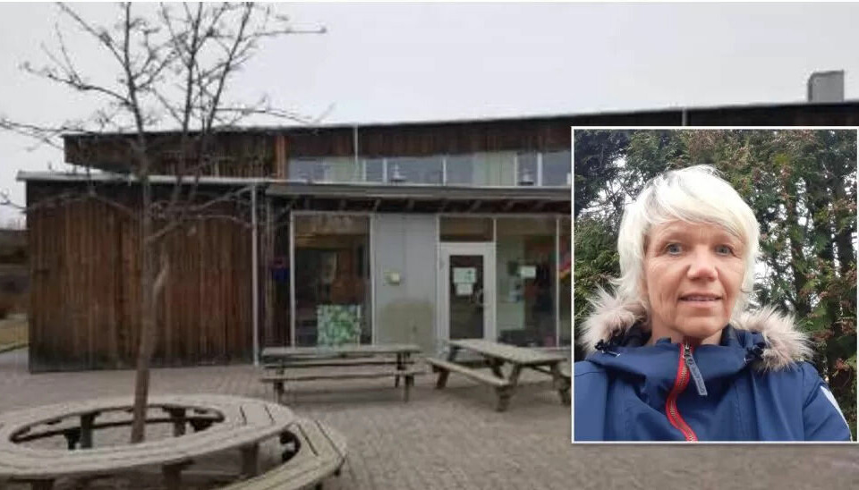 Barnehagelærer Trine Lindum i Hønefoss barnehage. Barnehagelærer Trine Lindum i Hønefoss barnehage.