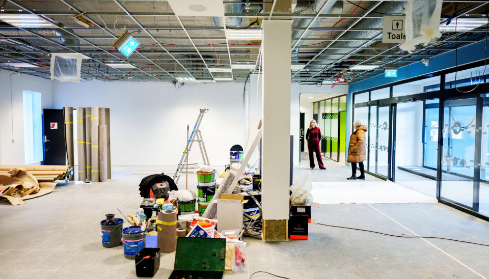 OMFATTENDE: Det oppsto store skader på grunn av alt vannet fra sprinkelanlegget. OMFATTENDE: Det oppsto store skader på grunn av alt vannet fra sprinkelanlegget.