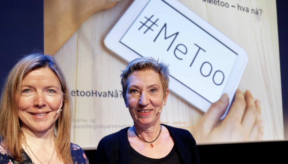 Anne Turid Wikdahl (Spekter) og Peggy Hessen Følsvik (LO) mener begge et organisert arbeidsliv der jobbing med arbeidsmiljøet prioriteres må til om Metoo skal få varig virkning. Anne Turid Wikdahl (Spekter) og Peggy Hessen Følsvik (LO) mener begge et organisert arbeidsliv der jobbing med arbeidsmiljøet prioriteres må til om Metoo skal få varig virkning.