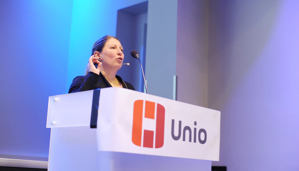 FORHANDLINGSLEDER UNIO STAT: Guro Elisabeth Lind, leder i Forskerforbundet. FORHANDLINGSLEDER UNIO STAT: Guro Elisabeth Lind, leder i Forskerforbundet.