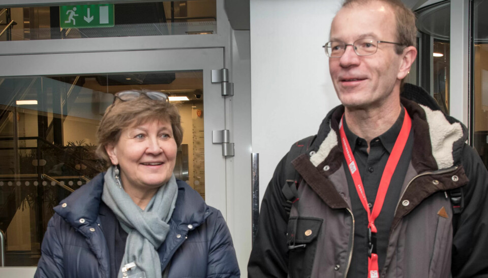 FORSVARER AVTALEN: Pensjonsekspert Steinar Fuglevaag i Fagforbundet mener Fagforbundets leder Mette Nord (tv) og de andre forhandlerene i arbeidstakernes organisasjoner klarte å få til en avtale for sliterne som egentlig bryter med regjerigens politikk. FORSVARER AVTALEN: Pensjonsekspert Steinar Fuglevaag i Fagforbundet mener Fagforbundets leder Mette Nord (tv) og de andre forhandlerene i arbeidstakernes organisasjoner klarte å få til en avtale for sliterne som egentlig bryter med regjerigens politikk.