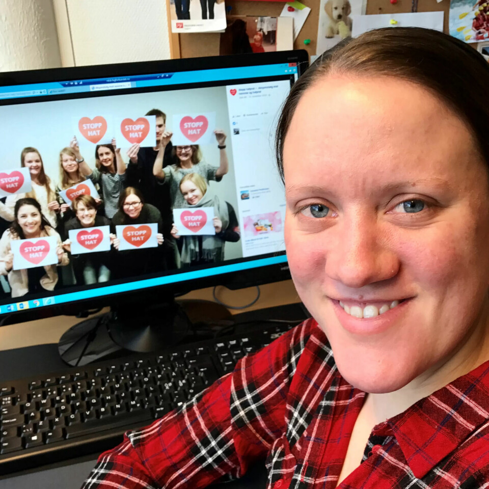 Christina Beck Jørgensen i Fagforbundet Unginviterer til worskshop mot netthets. Christina Beck Jørgensen i Fagforbundet Unginviterer til worskshop mot netthets.