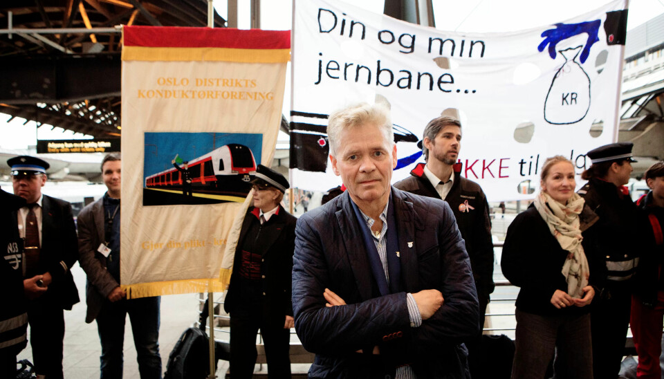 HAR ALTERNATIVER: NJFs forbundsleder Kjell Atle Brunborg er klar for å markere sin motstand mot jernbanereformen. Sammen med Norsk Lokomotivmannsforbund, tar Norsk Jernbaneforbund ut alle sine medlemmer i politisk streik 15. juni. HAR ALTERNATIVER: NJFs forbundsleder Kjell Atle Brunborg er klar for å markere sin motstand mot jernbanereformen. Sammen med Norsk Lokomotivmannsforbund, tar Norsk Jernbaneforbund ut alle sine medlemmer i politisk streik 15. juni.