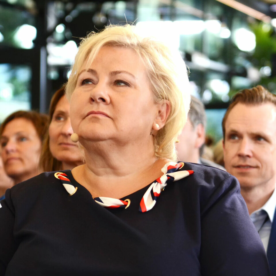 Erna Solberg og Høyre er ett av partiene med størst valgkampbudsjett. Erna Solberg og Høyre er ett av partiene med størst valgkampbudsjett.