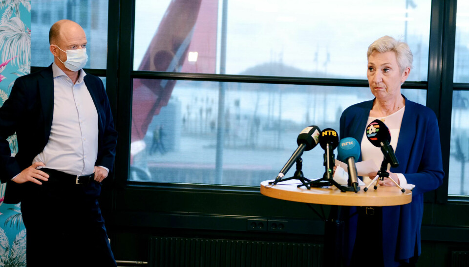NHOs Ole Erik Almlid og LOs Peggy Hessen Følsvik NHOs Ole Erik Almlid og LOs Peggy Hessen Følsvik