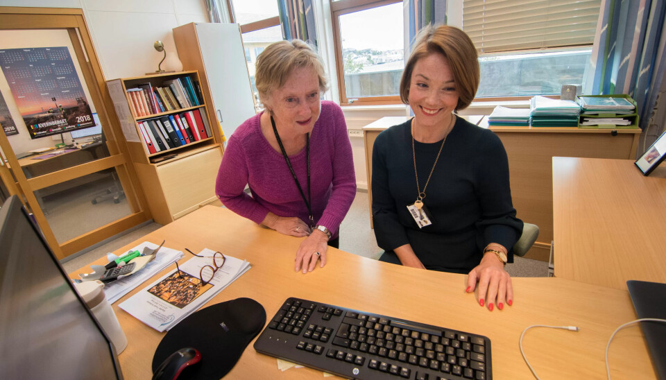 ARBEIDSFLYT: Bysekretær Toril Skram (til høyre) og førstesekretær Rigmor Holten sørger for kommunikasjon og god arbeidsflyt mellom administrasjonen og politikerne i Kristiansund. ARBEIDSFLYT: Bysekretær Toril Skram (til høyre) og førstesekretær Rigmor Holten sørger for kommunikasjon og god arbeidsflyt mellom administrasjonen og politikerne i Kristiansund.