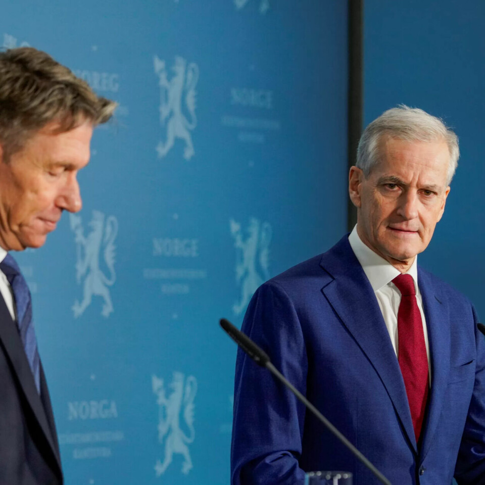 PRESSEMØTE: Energiminister Terje Aasland og statsminister Jonas Gahr Støre møtte pressen fredag. PRESSEMØTE: Energiminister Terje Aasland og statsminister Jonas Gahr Støre møtte pressen fredag.