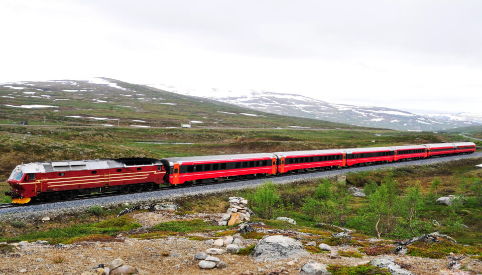 Bilde fra Nordlandsbanen Bilde fra Nordlandsbanen