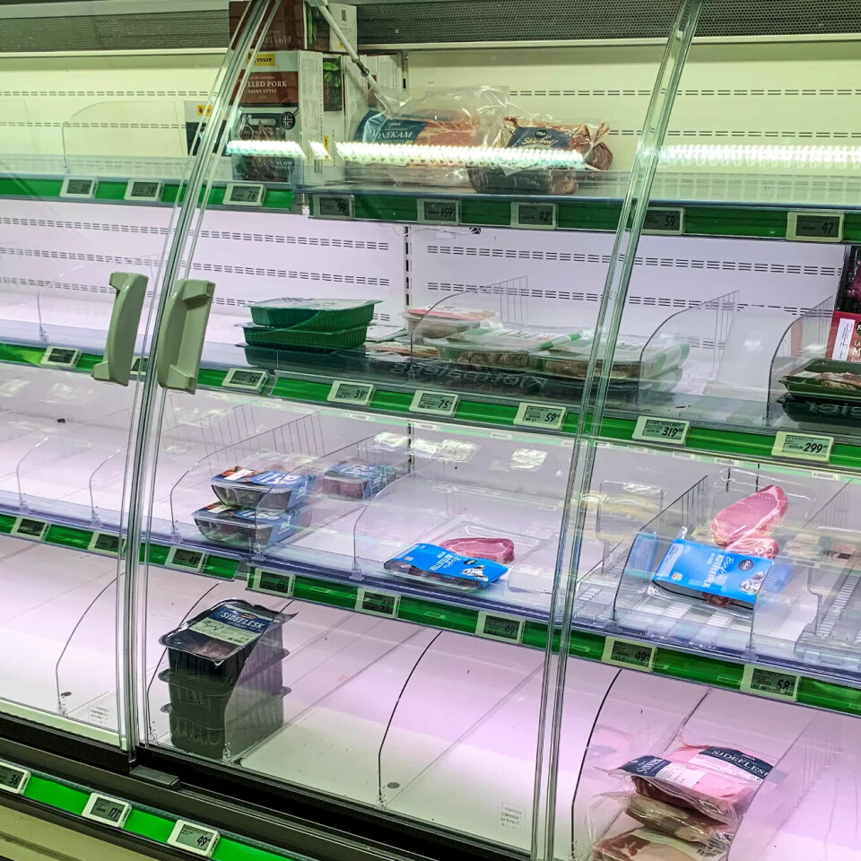 SLIPPER DETTE: Streik på grossistlagrene er avverget. Dermed fortsetter vareleveringen til matbutikkene som vanlig. SLIPPER DETTE: Streik på grossistlagrene er avverget. Dermed fortsetter vareleveringen til matbutikkene som vanlig.