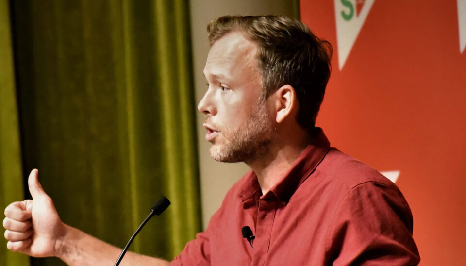 Audun Lysbakken talte til SVs landsstyre fredag. Audun Lysbakken talte til SVs landsstyre fredag.