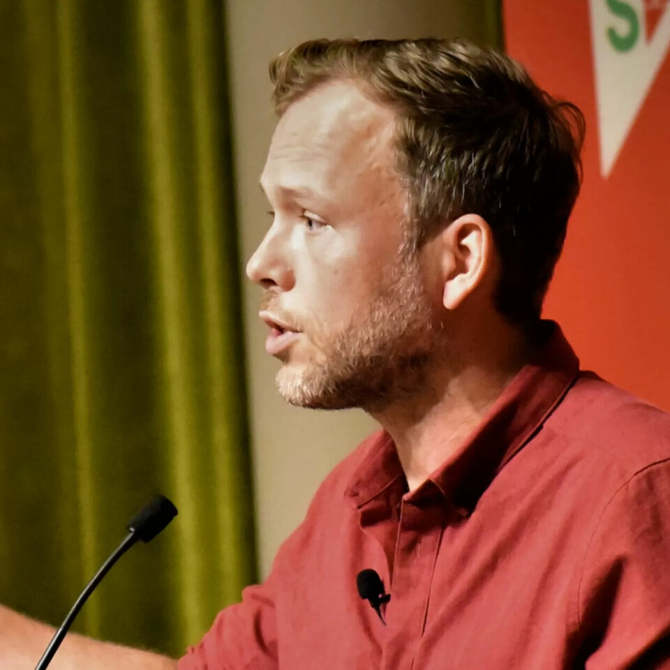 Audun Lysbakken talte til SVs landsstyre fredag. Audun Lysbakken talte til SVs landsstyre fredag.