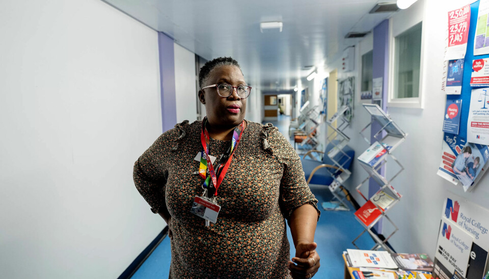 Passer på utsatte medlemmer: Et av ansvarsområdene til fagforeningsrepresentant Olga Leach-Walters er medlemmer med minoritetsbakgrunn, blant annet fordi ansatte med bakgrunn fra asiatiske og afrikanske land viste seg å være mer utsatt for sykdom, død og økonomiske problemer som følge av pandemien. Passer på utsatte medlemmer: Et av ansvarsområdene til fagforeningsrepresentant Olga Leach-Walters er medlemmer med minoritetsbakgrunn, blant annet fordi ansatte med bakgrunn fra asiatiske og afrikanske land viste seg å være mer utsatt for sykdom, død og økonomiske problemer som følge av pandemien.