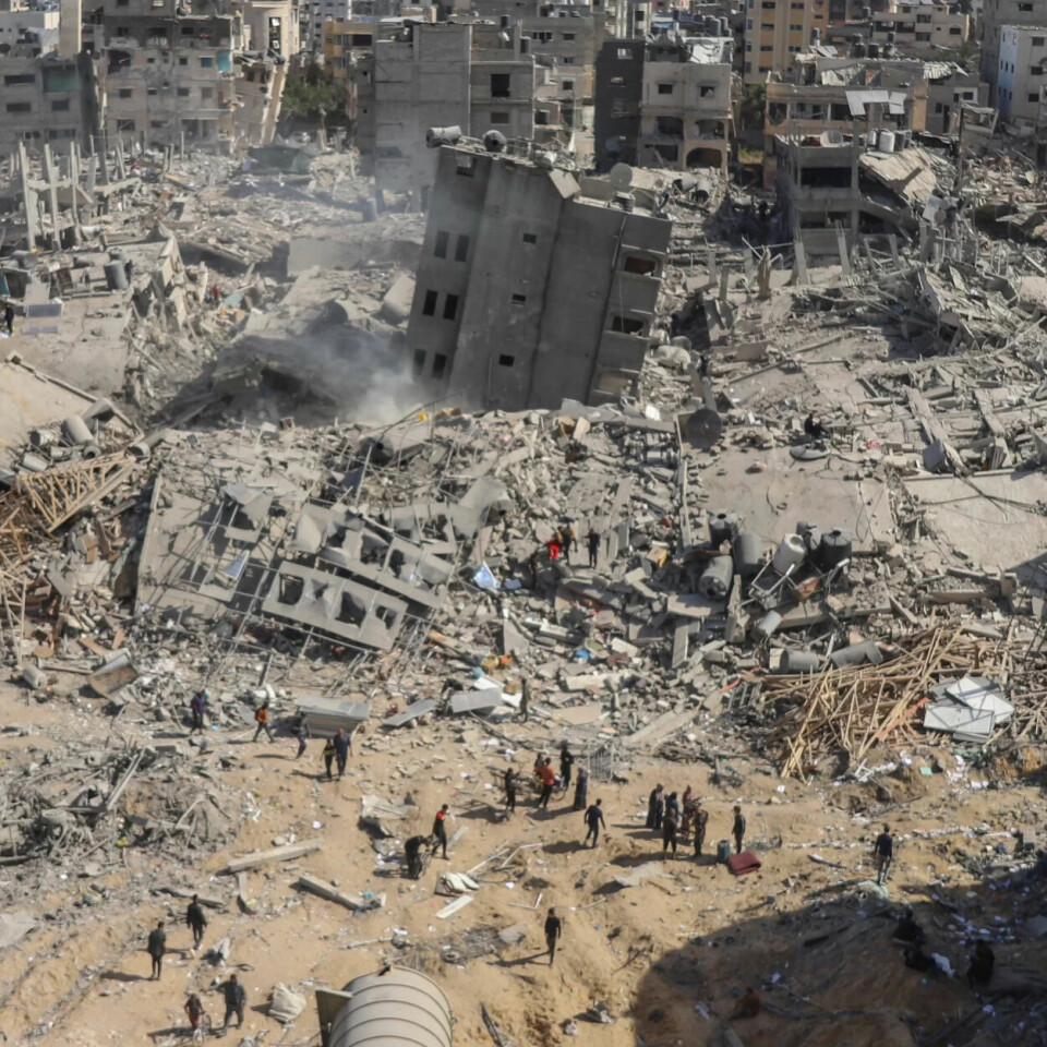 GAZA: Flere steder er jevnet med jorda. GAZA: Flere steder er jevnet med jorda.