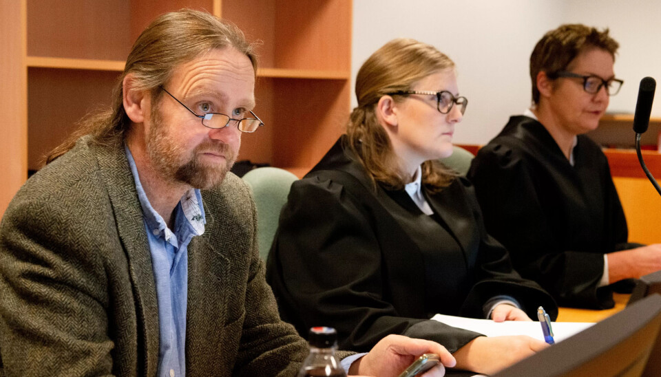 Lasse Sandnes (t.v), daglig leder og medeier i Baos AS, advokatene Ragnhild K. Berdal og Marianne Kartum fra Simonsen Vogt Wiig i retten under søksmålet fra de tidligere ansatte i Baos AS. Lasse Sandnes (t.v), daglig leder og medeier i Baos AS, advokatene Ragnhild K. Berdal og Marianne Kartum fra Simonsen Vogt Wiig i retten under søksmålet fra de tidligere ansatte i Baos AS.