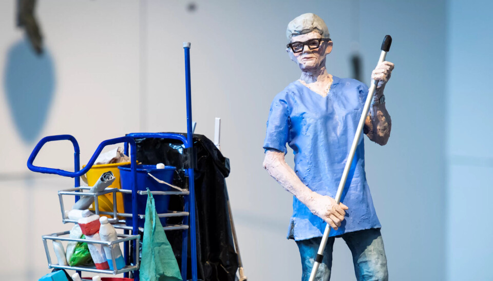 Du kødder ikke med en renholder