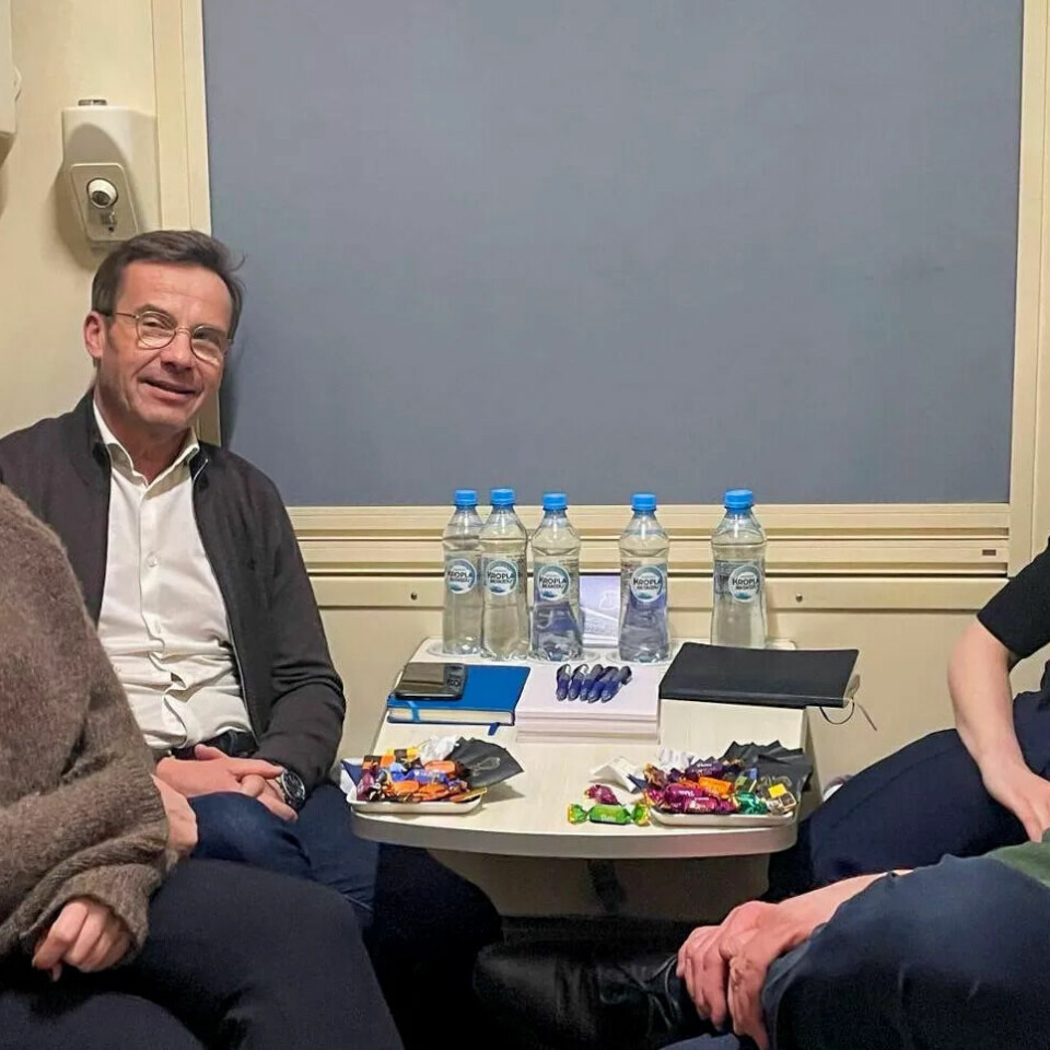 UKRAINA: Jonas Gahr Støre satt sammen med sine nordiske kolleger på toget til Kyiv. UKRAINA: Jonas Gahr Støre satt sammen med sine nordiske kolleger på toget til Kyiv.