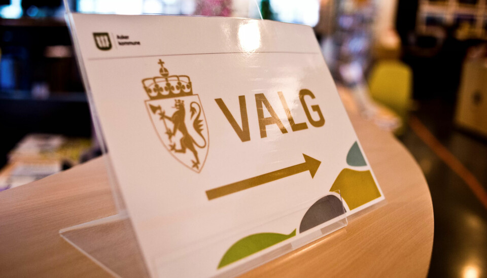 DENNE VEI: Mandag 14. september er dagen som gjelder. Mange steder kan du også stemme på søndag 13. september. DENNE VEI: Mandag 14. september er dagen som gjelder. Mange steder kan du også stemme på søndag 13. september.