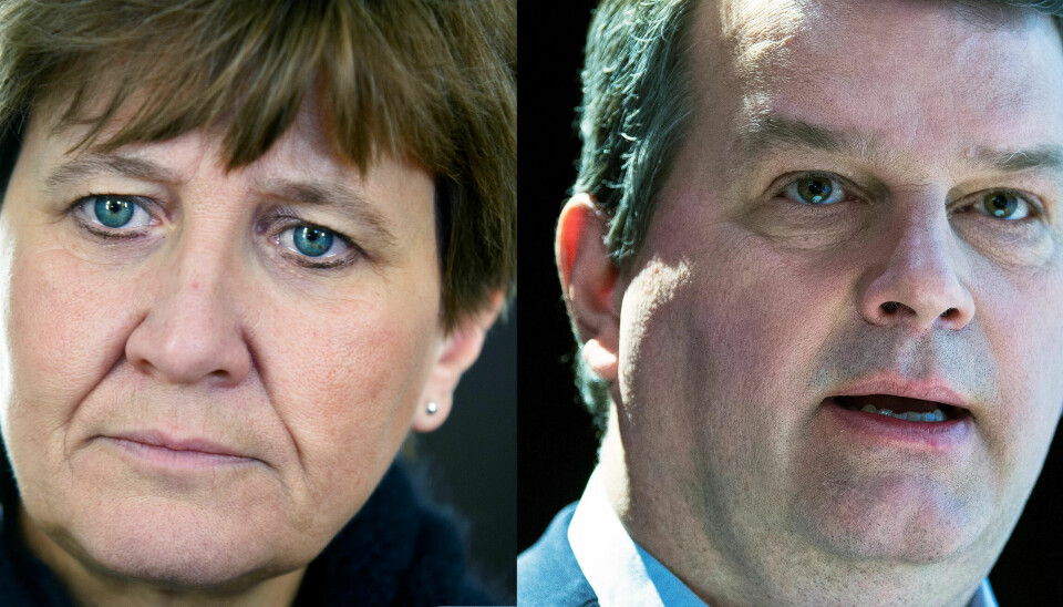 Mette Nord, leder i Fagforbundet, og LO-leder Hans Christian Gabielsen. Mette Nord, leder i Fagforbundet, og LO-leder Hans Christian Gabielsen.