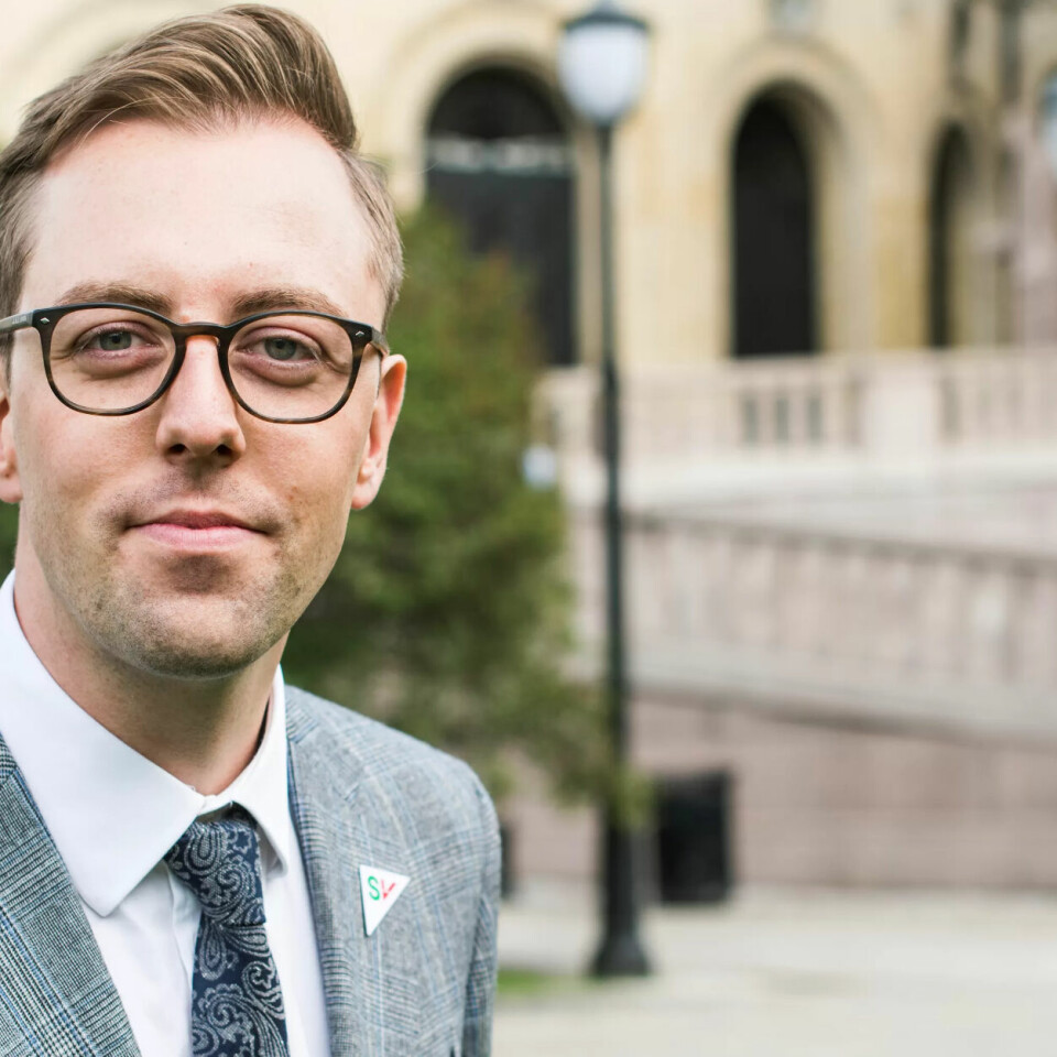 – Vi vil ikke ødelegge framtida til unge rusbrukere, sier SVs representant i helse- og omsorgskomiteen Nicholas Wilkinson. – Vi vil ikke ødelegge framtida til unge rusbrukere, sier SVs representant i helse- og omsorgskomiteen Nicholas Wilkinson.