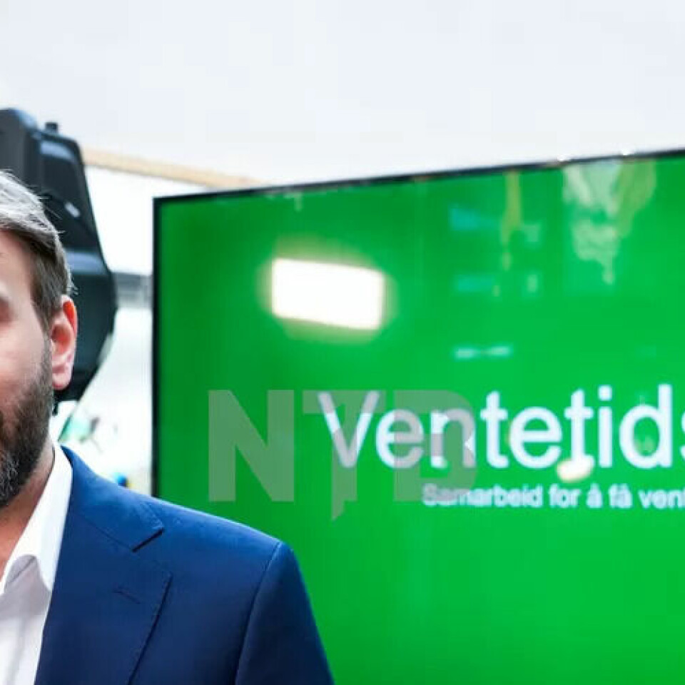 ØKT VENTETID: Helse- og omsorgsminister Jan Christian Vestre la i mai fram det såkalte ventetidsløftet, der han lovet at sykehuskøene skulle ned i år og til neste år. Siden den gang har ventetiden økt i snitt. ØKT VENTETID: Helse- og omsorgsminister Jan Christian Vestre la i mai fram det såkalte ventetidsløftet, der han lovet at sykehuskøene skulle ned i år og til neste år. Siden den gang har ventetiden økt i snitt.