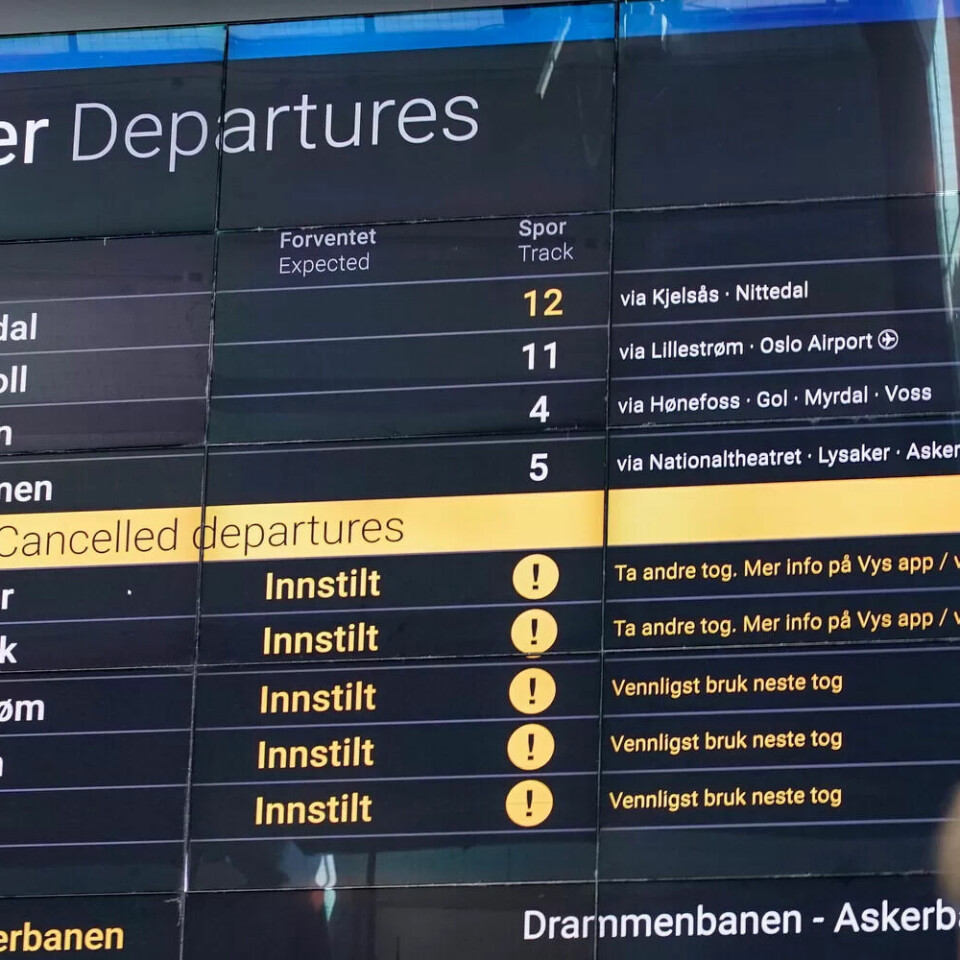 INNSTILT: I fjor var det store togproblemer. INNSTILT: I fjor var det store togproblemer.