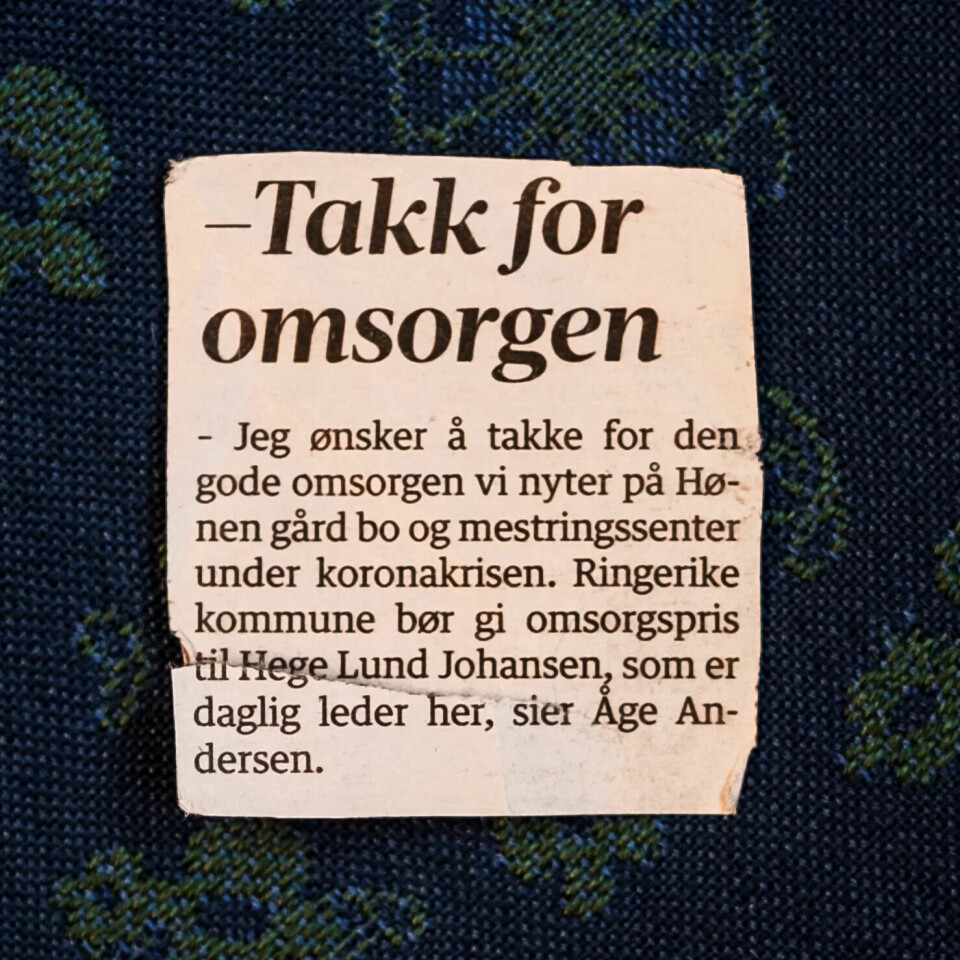 Marie skal aldri kaste lappen hun fikk fra den lille jenta