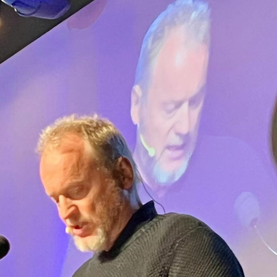 STERKT ENGASJERT: Raymond Johansen tok blant opp situasjonen i Gaza under Kommunalkonferansen 2024 på Gardermoen. STERKT ENGASJERT: Raymond Johansen tok blant opp situasjonen i Gaza under Kommunalkonferansen 2024 på Gardermoen.