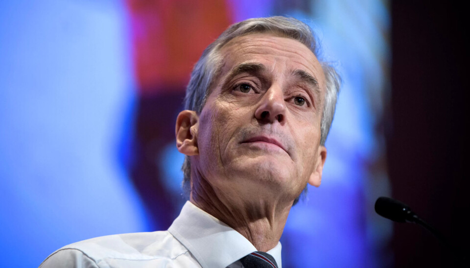 Jonas Gahr Støre taler til landsstyret i Arbeiderpartiet. Jonas Gahr Støre taler til landsstyret i Arbeiderpartiet.