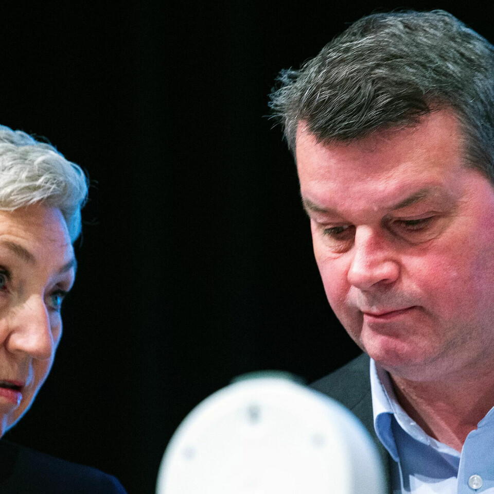 LO-leder Hans-Christian Gabrielsen og nestleder Peggy Hessen Følsvik jobber i tospann for å få innført pensjon fra første krone. LO-leder Hans-Christian Gabrielsen og nestleder Peggy Hessen Følsvik jobber i tospann for å få innført pensjon fra første krone.
