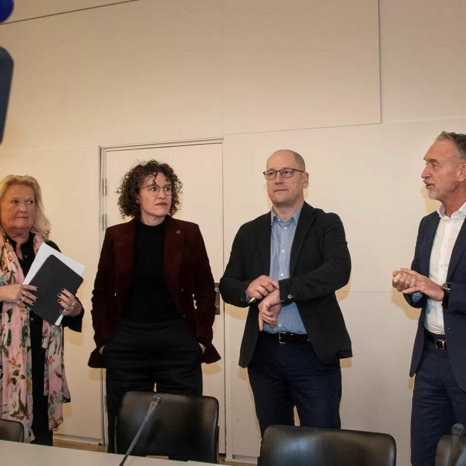 Nå skal disse igjen forsøke å bli enige. Dette bildet er fra fjorårets hovedoppgjør. Fra v: Lizzie Ruud Thorkildsen YS Kommune, Tonje Leborg Akademikerne Kommune, Steffen Handal Unio, Tor Arne Gangsø KS og Mette Nord LO Kommune og Fagforbundet. Nå skal disse igjen forsøke å bli enige. Dette bildet er fra fjorårets hovedoppgjør. Fra v: Lizzie Ruud Thorkildsen YS Kommune, Tonje Leborg Akademikerne Kommune, Steffen Handal Unio, Tor Arne Gangsø KS og Mette Nord LO Kommune og Fagforbundet.