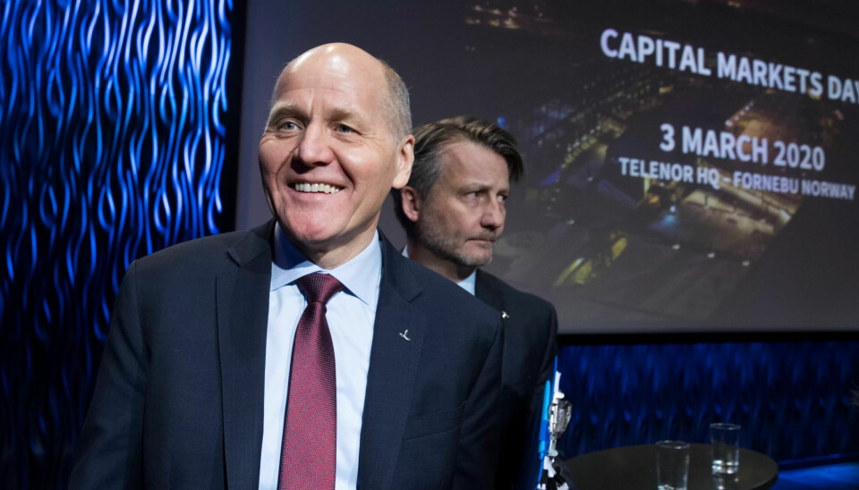 Sigve Brekke og Telenor legger fram kvartalstall. Sigve Brekke og Telenor legger fram kvartalstall.