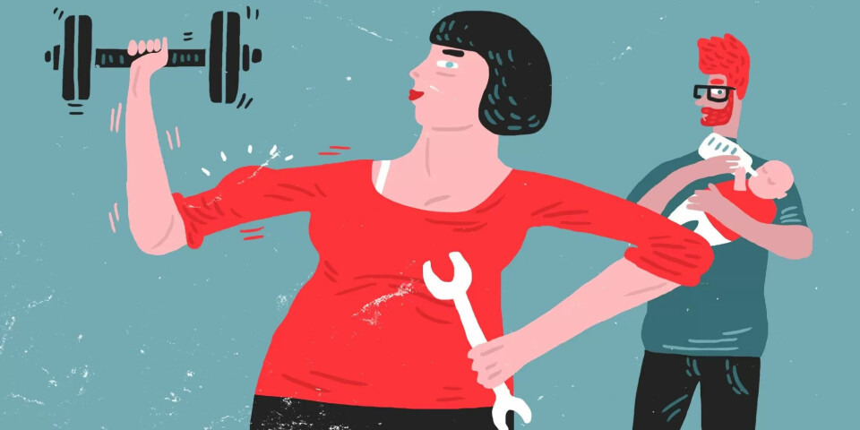 AKSEPTERER IKKE: Vi skal ikke akseptere at kvinnen jobber deltid fordi mannen tjener mer eller fordi kvinnens jobb er for tund til å klare å jobbe fem dager i uka, skriver grasrotstemme Christina Beck Jørgensen. AKSEPTERER IKKE: Vi skal ikke akseptere at kvinnen jobber deltid fordi mannen tjener mer eller fordi kvinnens jobb er for tund til å klare å jobbe fem dager i uka, skriver grasrotstemme Christina Beck Jørgensen.