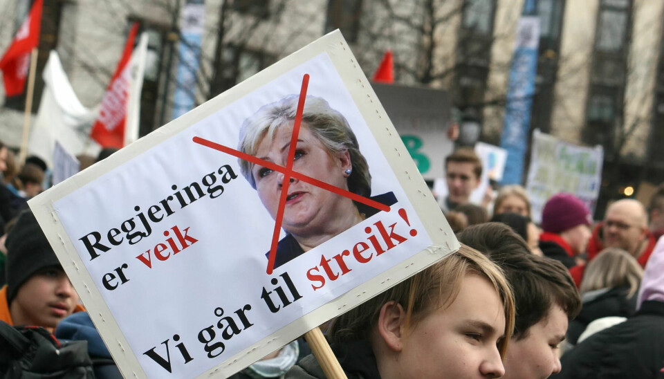 Rundt 10.000 elever streiker 31 steder i Norge fredag