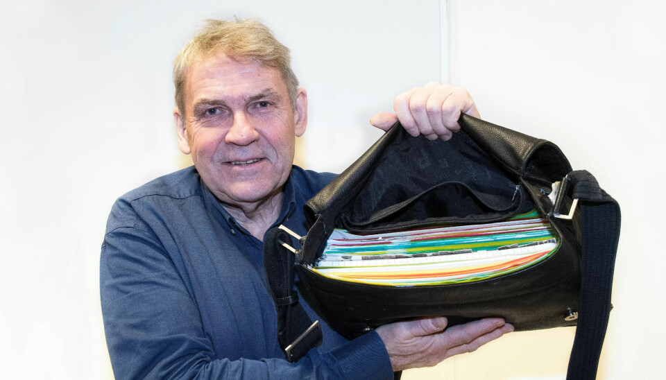 DOKUMENTASJON: I flere år har Hans Ravndal samlet masse dokumentasjon om sin pensjon som han har sendt både politikere og Fagforbundet. DOKUMENTASJON: I flere år har Hans Ravndal samlet masse dokumentasjon om sin pensjon som han har sendt både politikere og Fagforbundet.
